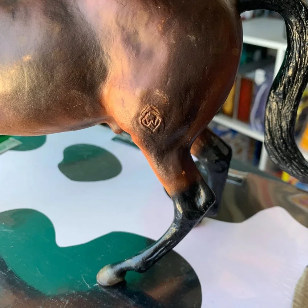 Retired Breyer Horse #900 Vandergelder Dappled Dark Bay‎ Dutch Warmblood Roemer